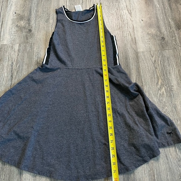 Victoria’s Secret PINK Charcoal Logo Tank Dress, size medium. - Picture 5 of 8